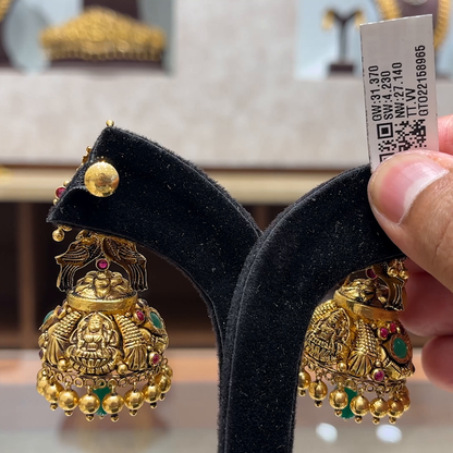 Chennai Shopping Mall 27.14gms EARRINGS 22K Yellow Gold