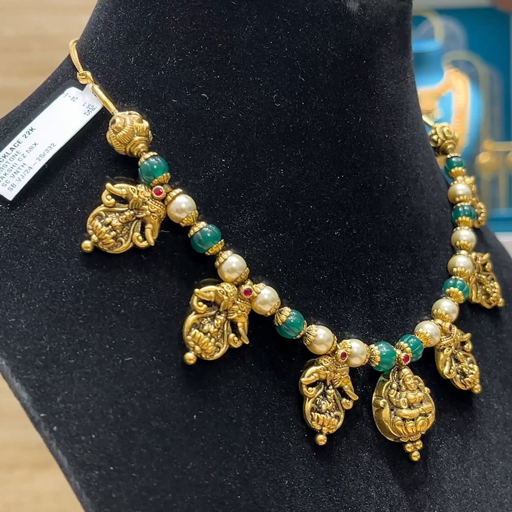 Chennai Shopping Mall 15.901gms NECKLACE 22K Yellow Gold