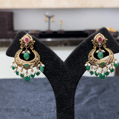 MUKUNDA JEWELLERS 12.52gms EARRINGS 22K Yellow Gold