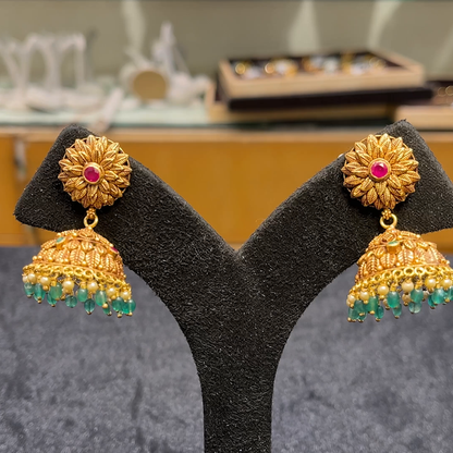 Anu Jewellers 18.817gms EARRINGS 22K Yellow Gold