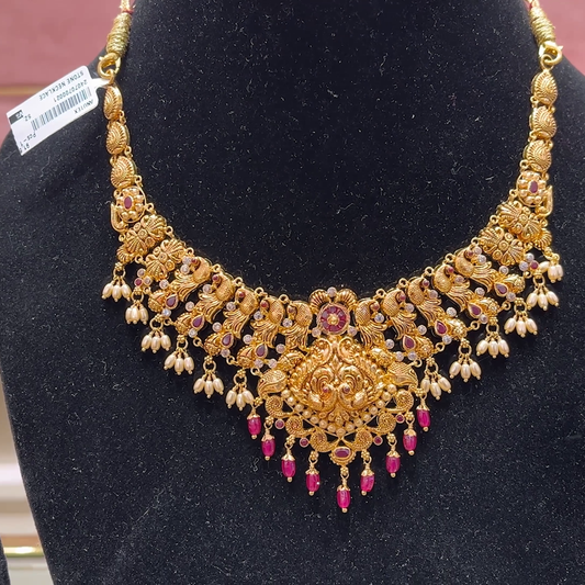 Anu Jewellers 21.47gms NECKLACE 22K Yellow Gold