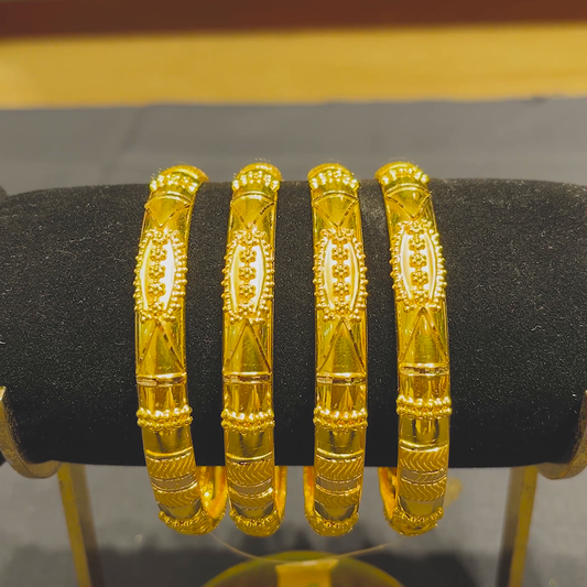 CMR 41.038gms BANGLES 22K Yellow Gold