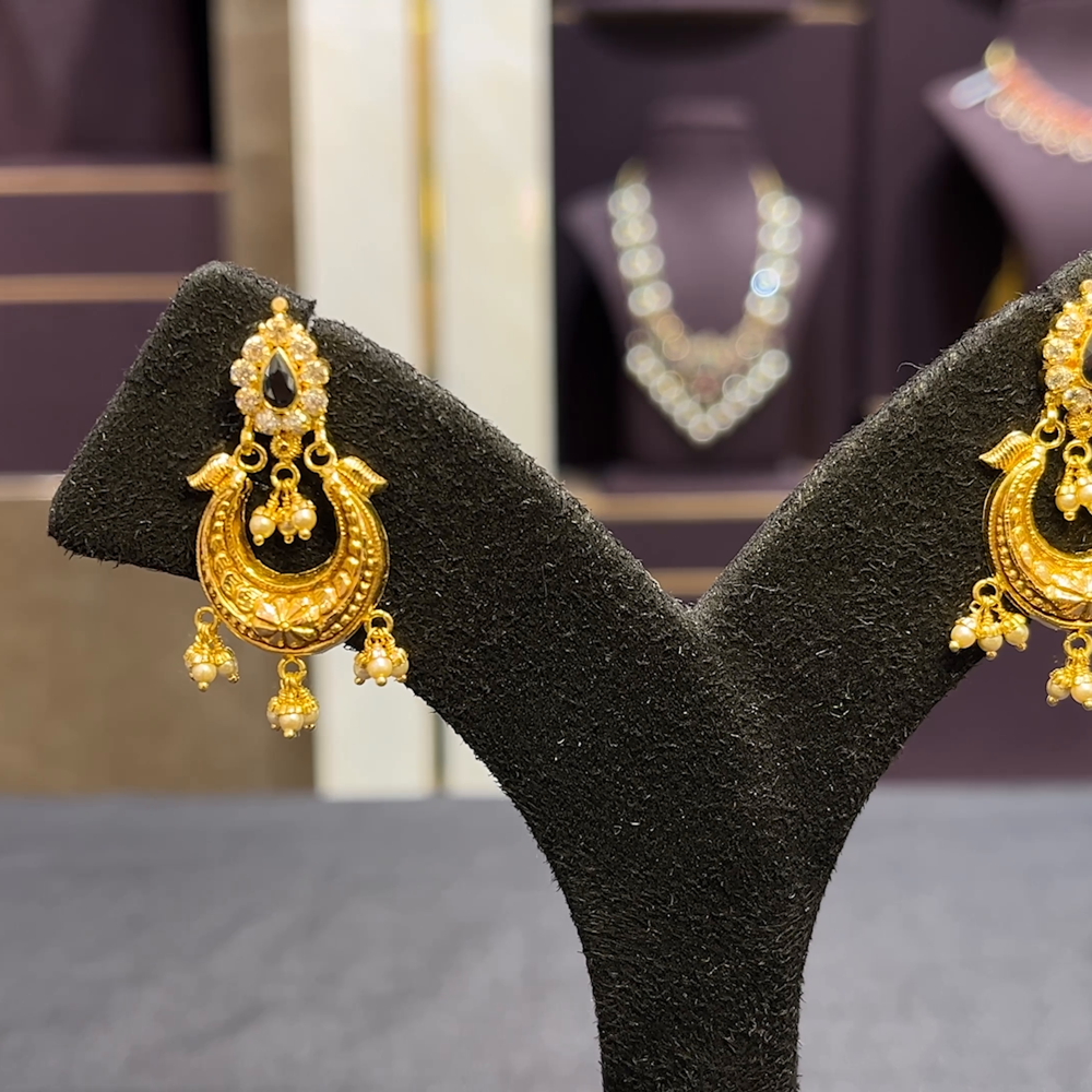 CMR 5.267gms EARRINGS 22K Yellow Gold