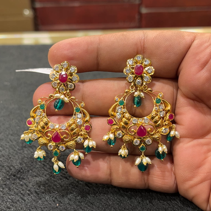 CHANDANA Brothers 12.188gms EARRINGS 22K Yellow Gold