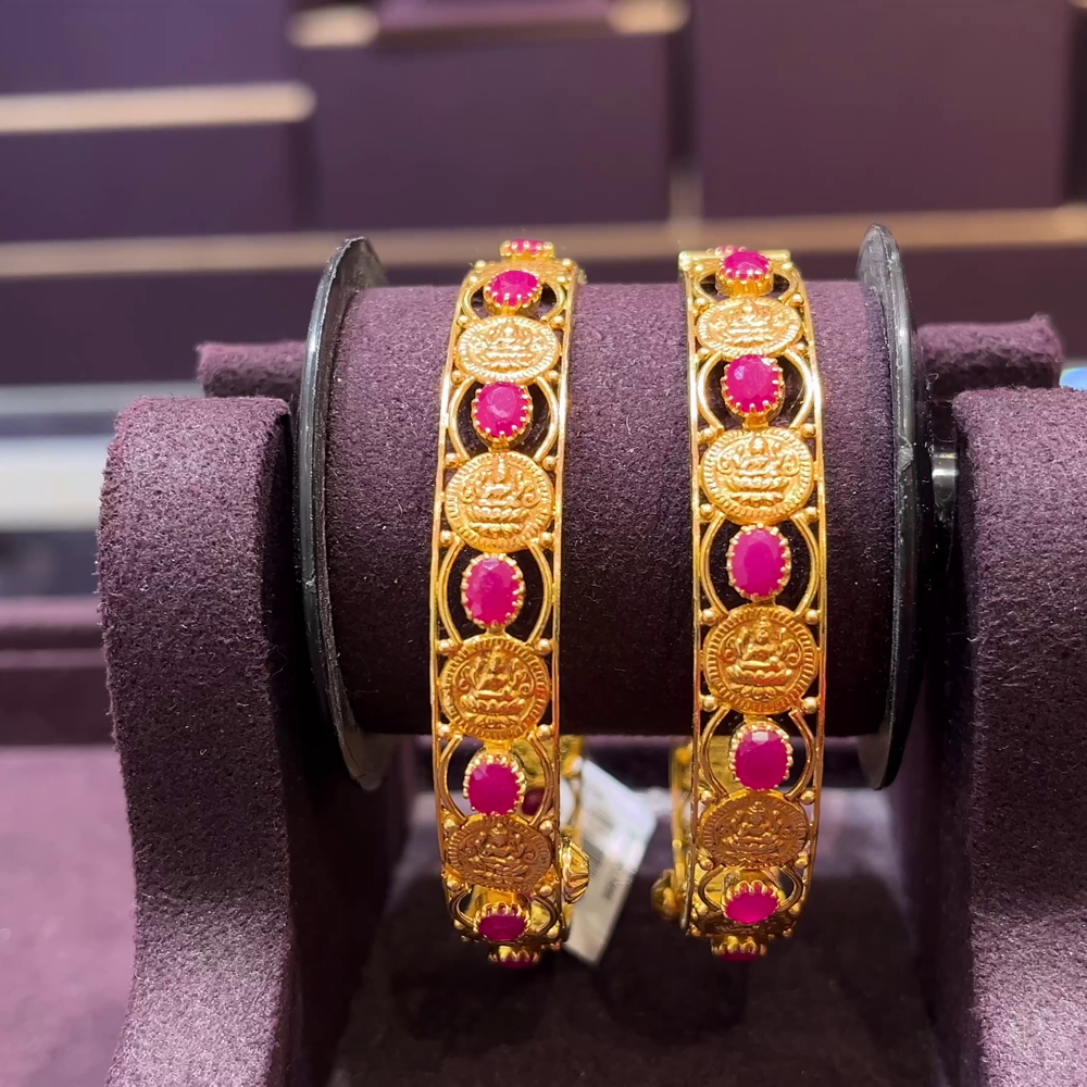 CMR 30.285gms BANGLES 22K Yellow Gold