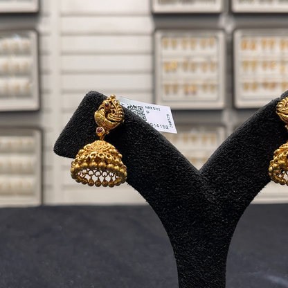 SOUTH INDIA 10.009gms EARRINGS 22K Yellow Gold