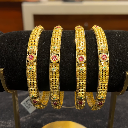 RS BROTHERS 56.095gms BANGLES 22K Yellow Gold