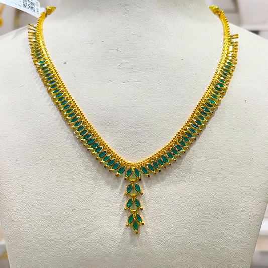 SOUTH INDIA 12.359gms NECKLACE 22K Yellow Gold