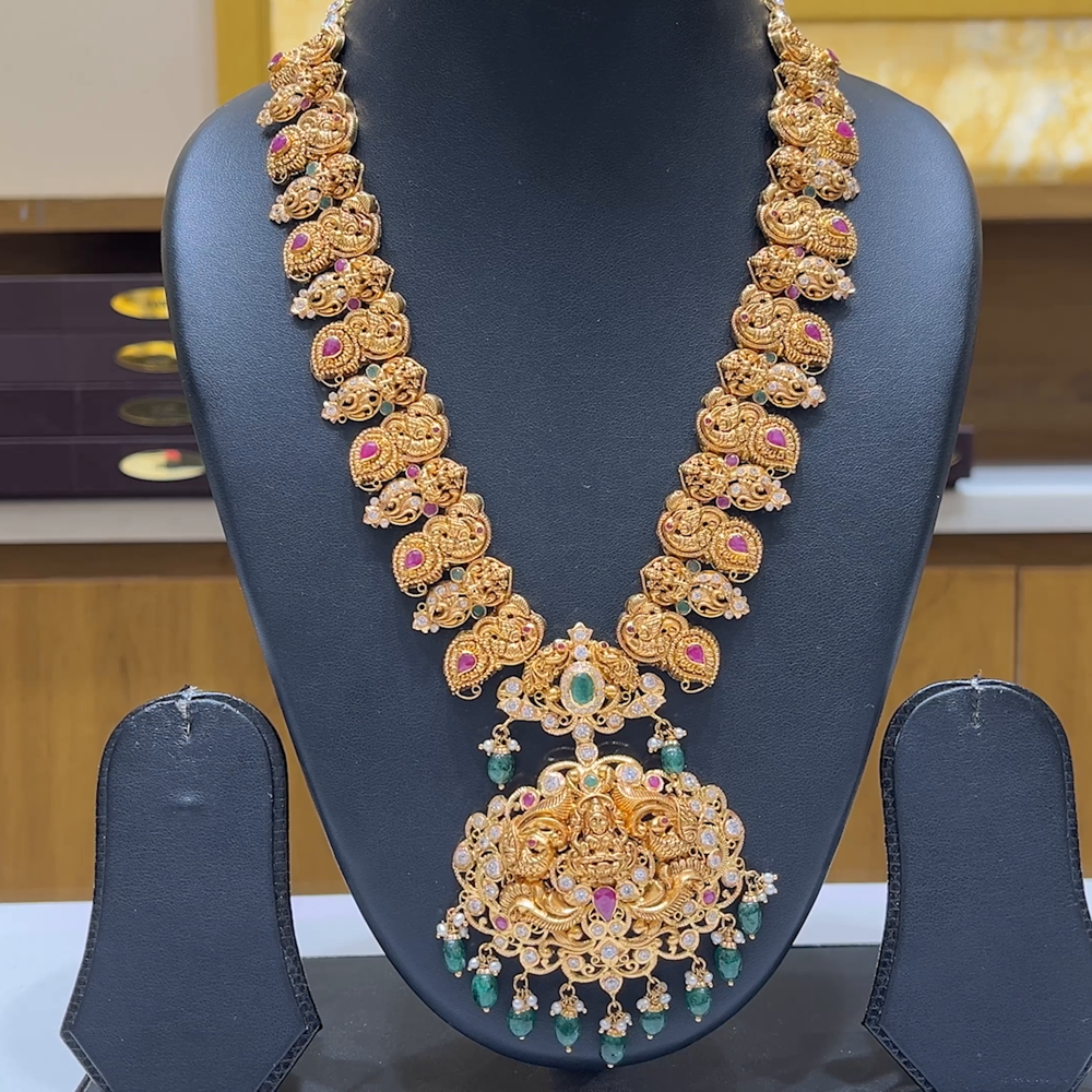 MUKUNDA JEWELLERS 95.9gms HARAMS 22K Yellow Gold