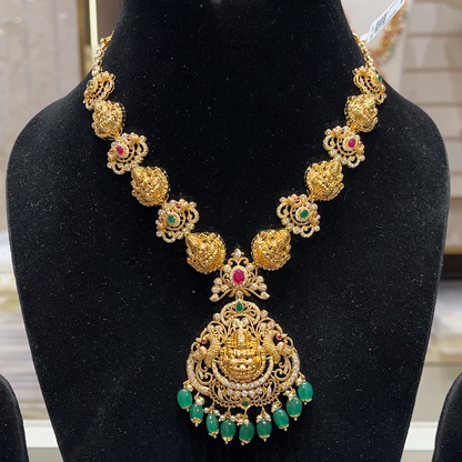 SOUTH INDIA 35.315gms NECKLACE 22K Yellow Gold