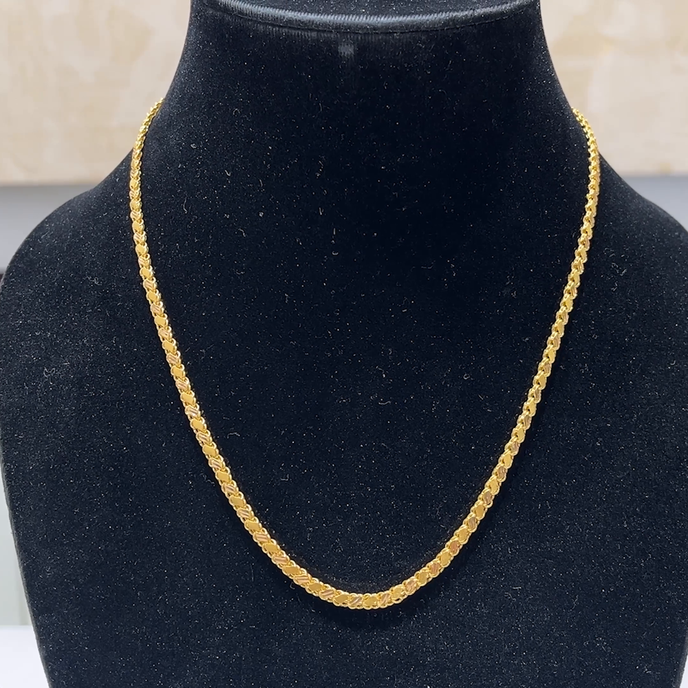 MUKUNDA JEWELLERS 7.97gms CHAINS 22K Yellow Gold