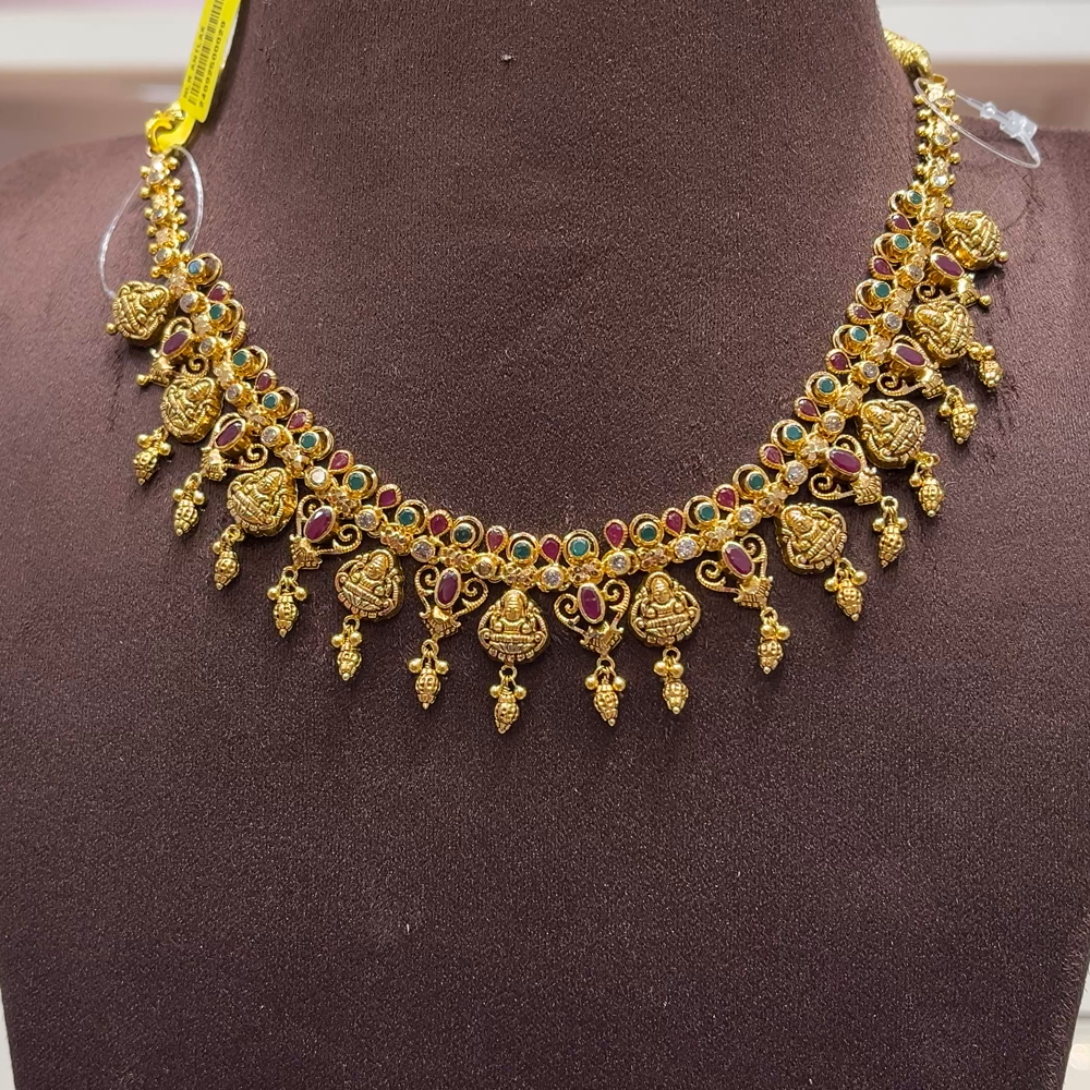 SwarnaKanchi 18.663gms NECKLACE 22K Yellow Gold