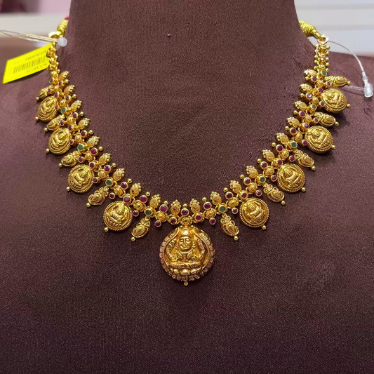 SwarnaKanchi 15.967gms NECKLACE 22K Yellow Gold