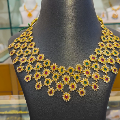 Anu Jewellers 26.4gms NECKLACE 22K Yellow Gold