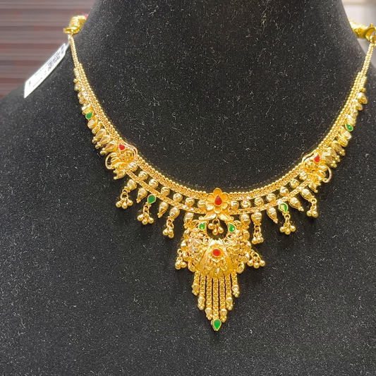 SOUTH INDIA 16.808gms NECKLACE 22K Yellow Gold