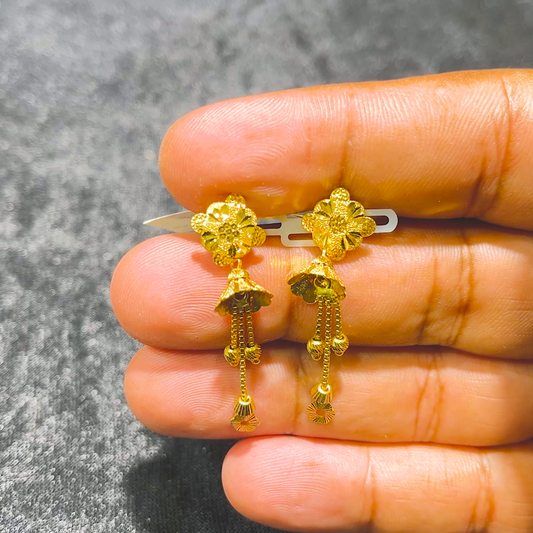 CMR 4.495gms EARRINGS 22K Yellow Gold