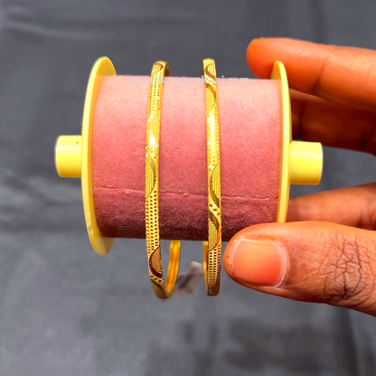 Anu Jewellers 14.346gms BANGLES 22K Yellow Gold