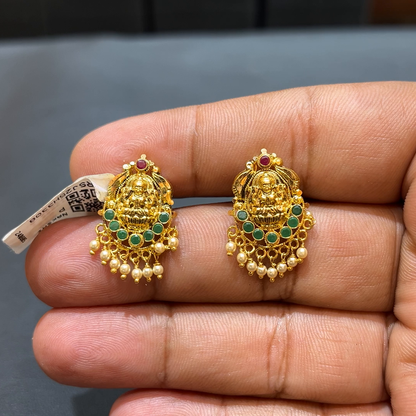 SOUTH INDIA 4.449gms EARRINGS 22K Yellow Gold