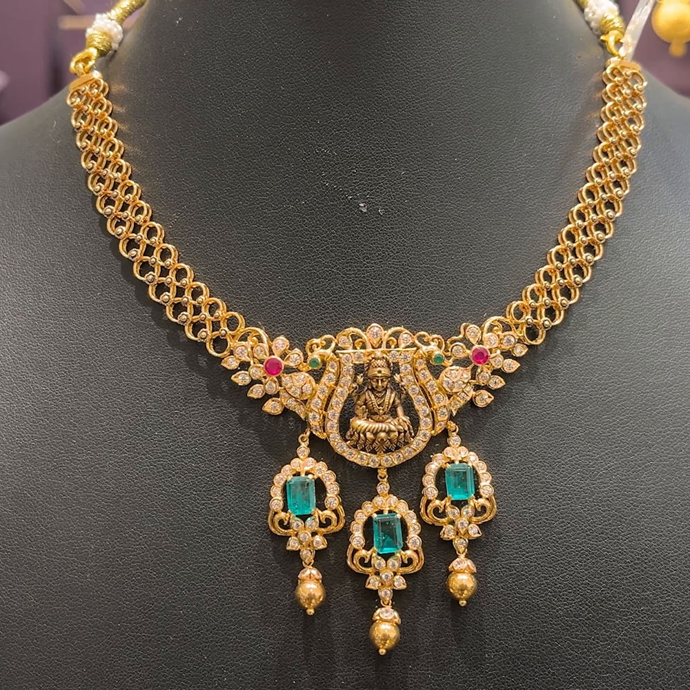 CMR 33.125gms NECKLACE 22K Antique