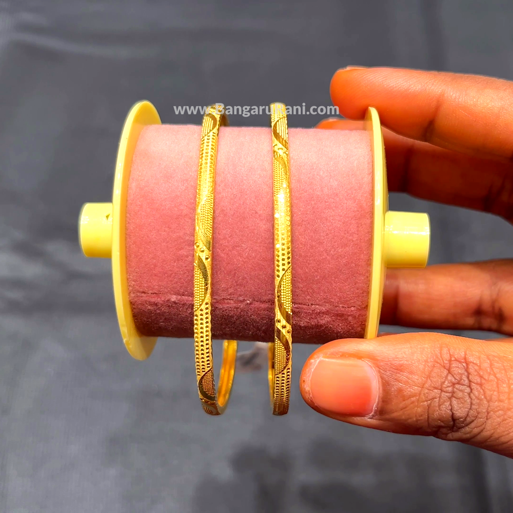 Anu Jewellers 14.346gms BANGLES 22K Yellow Gold