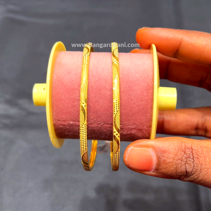 Anu Jewellers 14.346gms BANGLES 22K Yellow Gold
