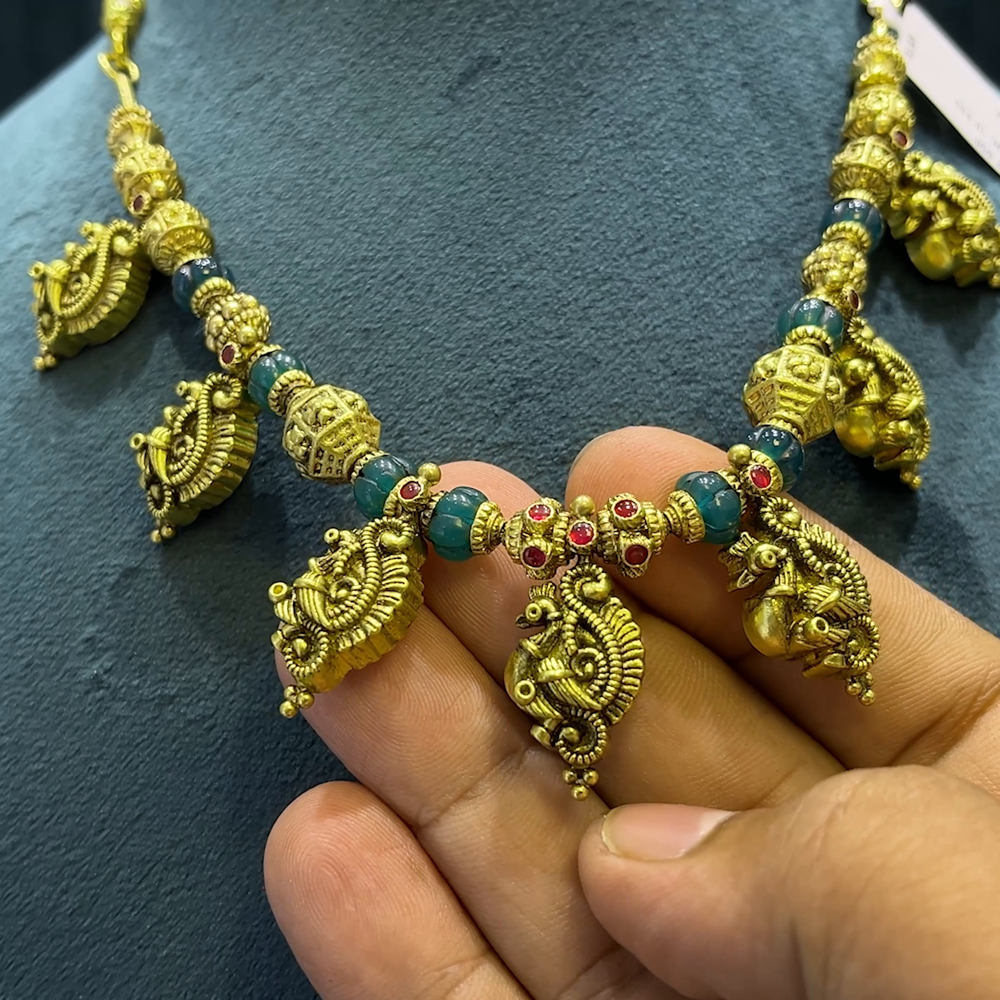 Kriya Jewellers 21.205gms NECKLACE 22K Yellow Gold