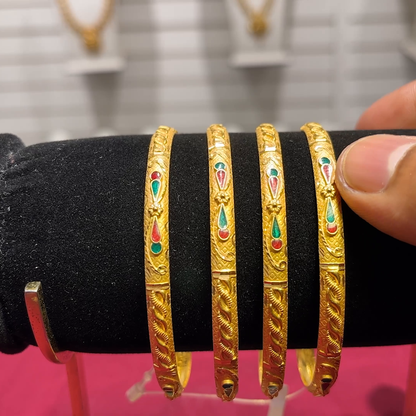 SOUTH INDIA 29.915gms BANGLES 22K Yellow Gold