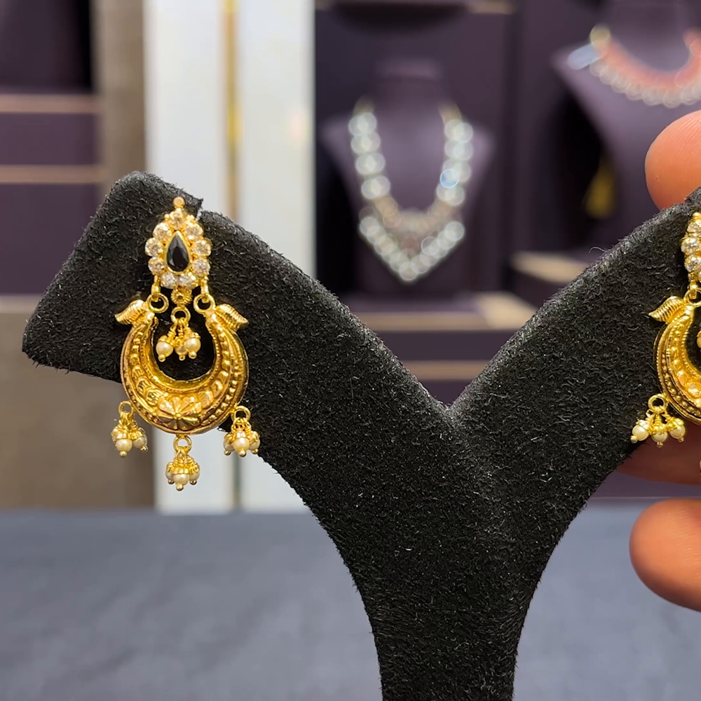 Jewellers Earrings Grt Gold Earrings Collection With Price Gram