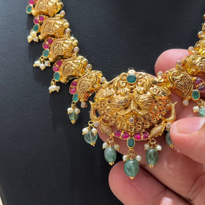 MUKUNDA JEWELLERS 24.94gms NECKLACE 22K Nakshi