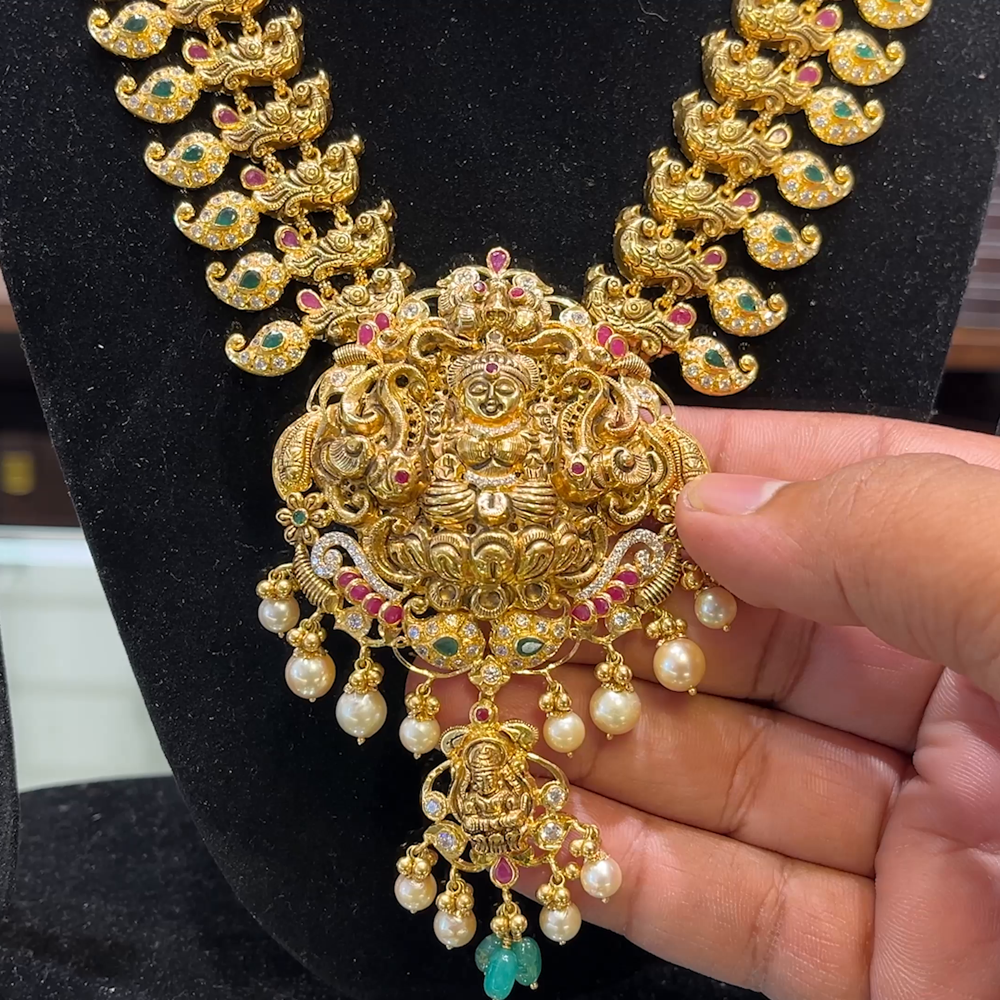 SOUTH INDIA 107.317gms HARAMS 22K Yellow Gold