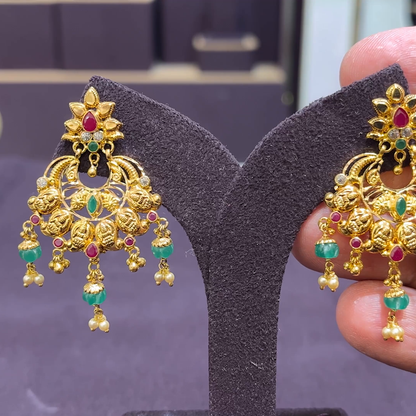 CMR 8.973gms EARRINGS 22K Yellow Gold