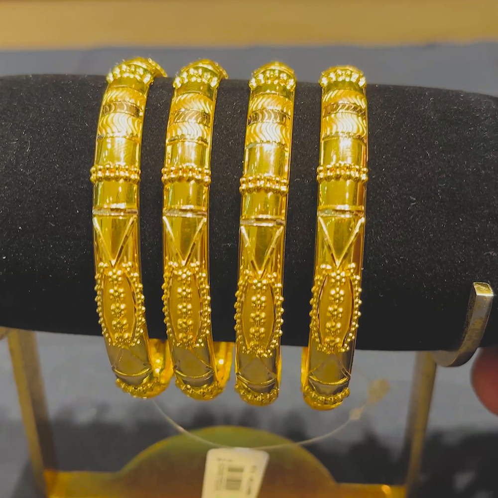 CMR 41.038gms BANGLES 22K Yellow Gold