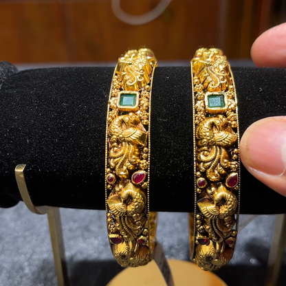 MUKUNDA JEWELLERS 21.146gms BANGLES 22K Yellow Gold