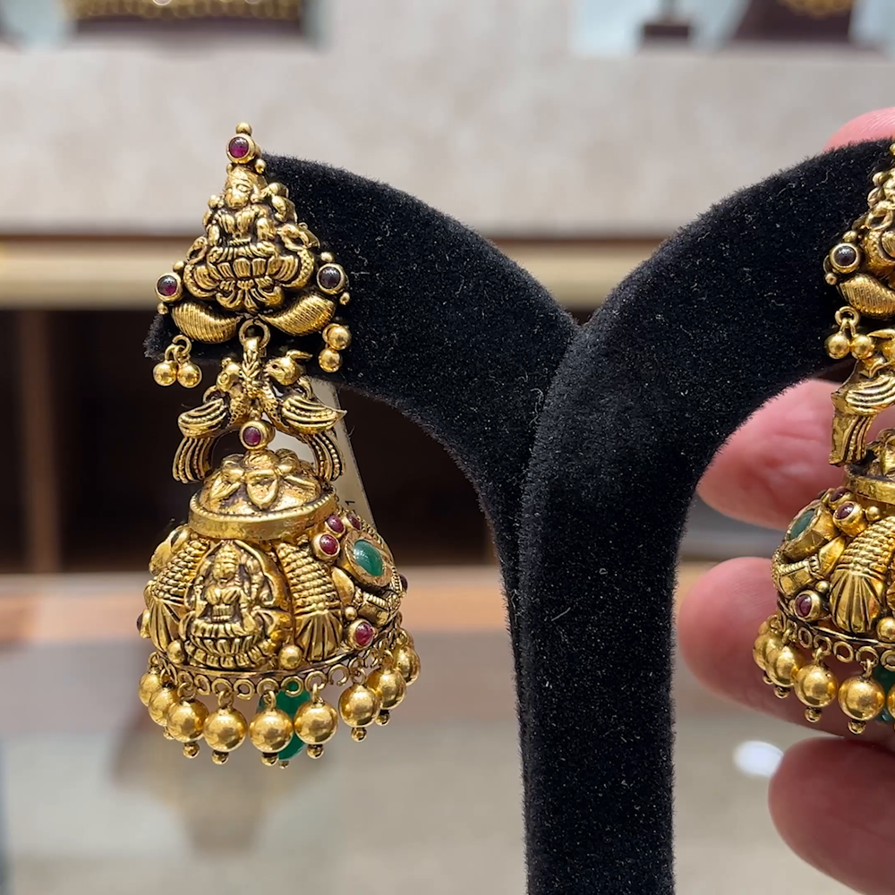 Chennai Shopping Mall 27.14gms EARRINGS 22K Yellow Gold