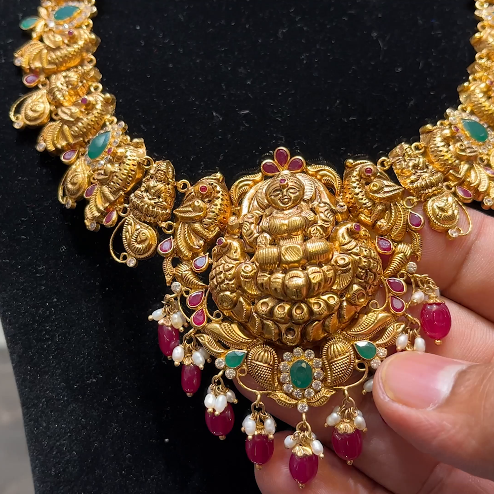 MUKUNDA JEWELLERS 37.365gms NECKLACE 22K Yellow Gold