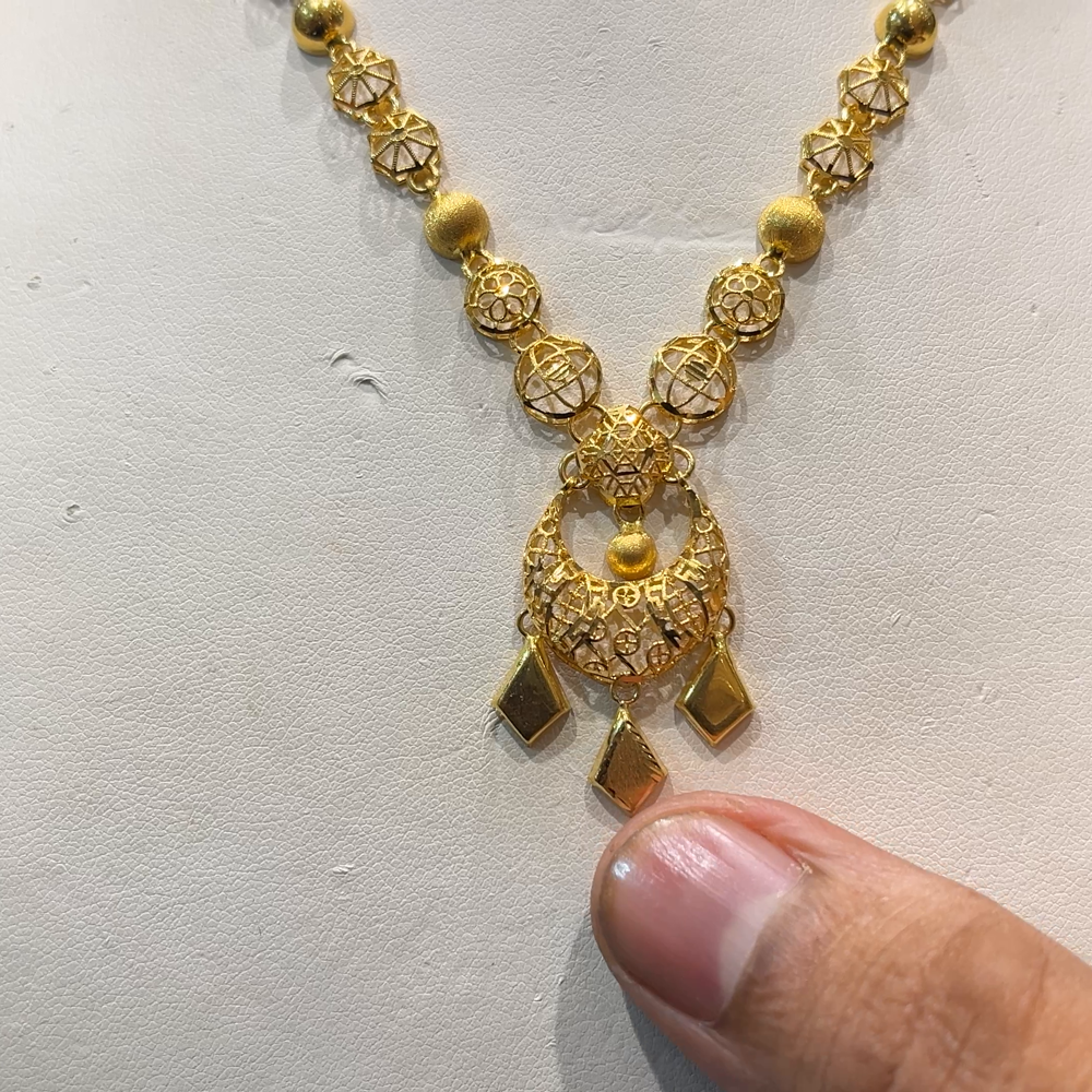 RS BROTHERS 9.414gms NECKLACE 22K Yellow Gold