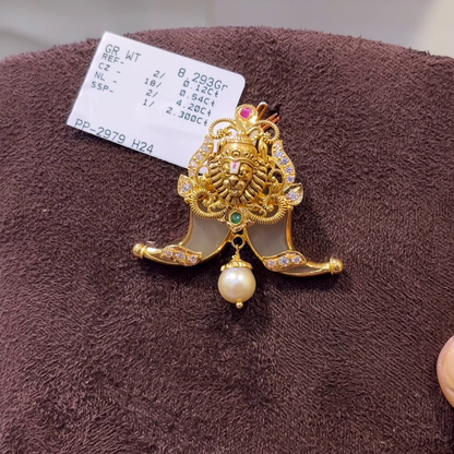SRI RAM 6.861gms Pendent 22K Nakshi