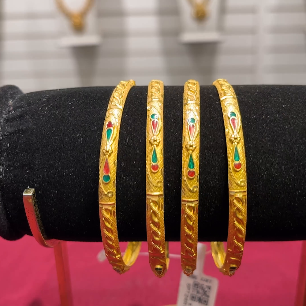 SOUTH INDIA 29.915gms BANGLES 22K Yellow Gold