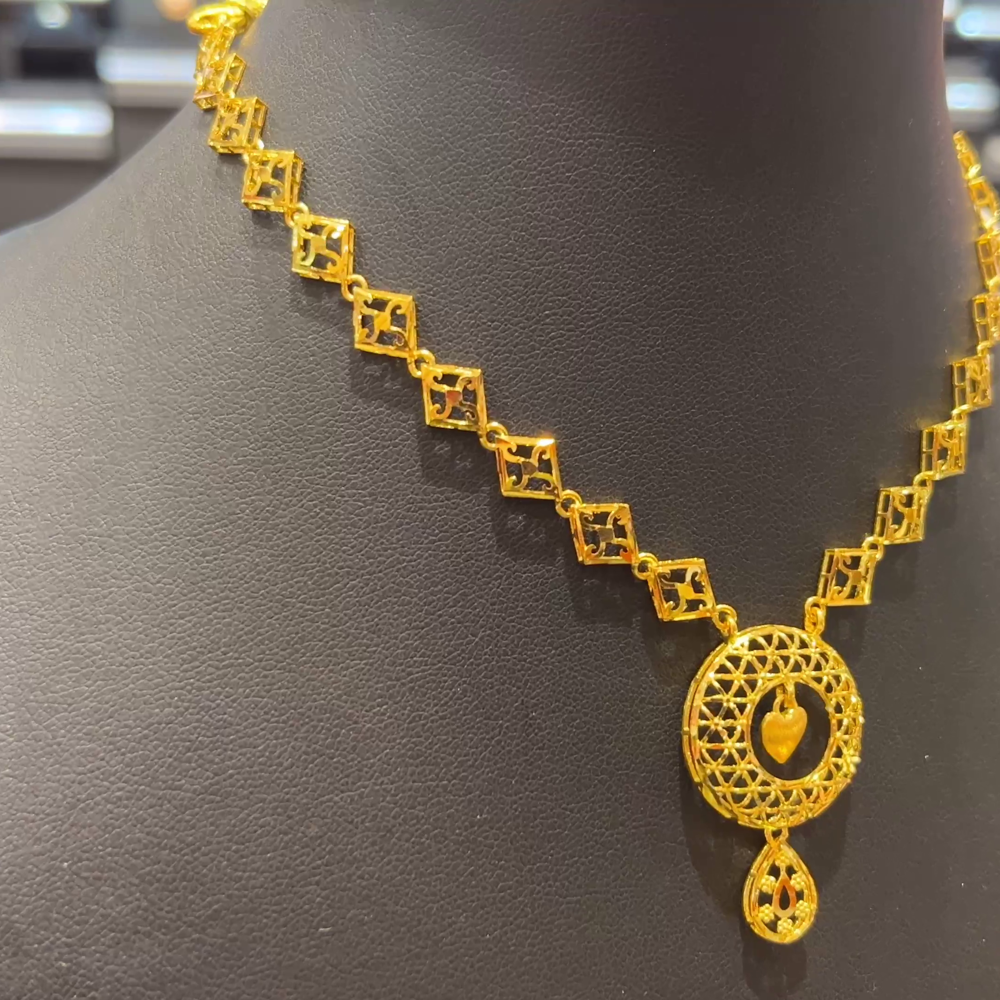 RS BROTHERS 9.422gms NECKLACE 22K Yellow Gold