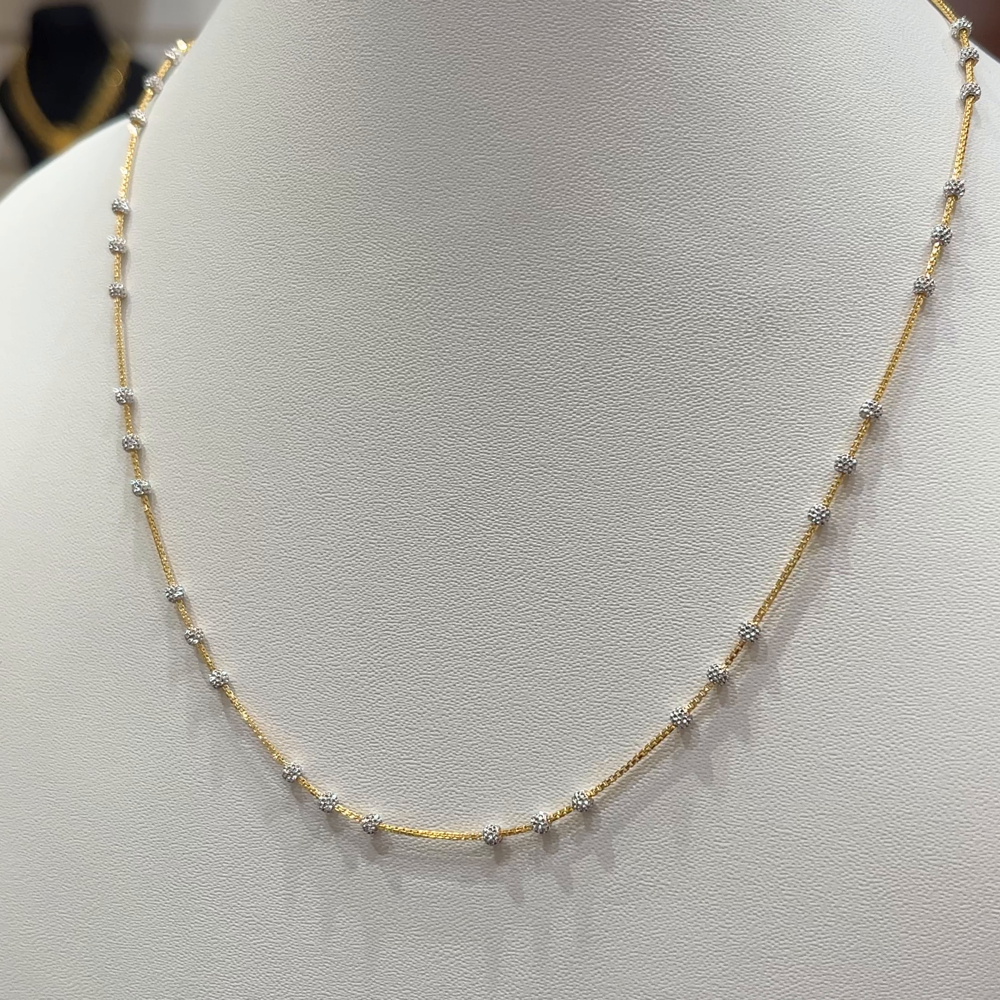 RS BROTHERS 5.86gms CHAINS 22K Yellow Gold