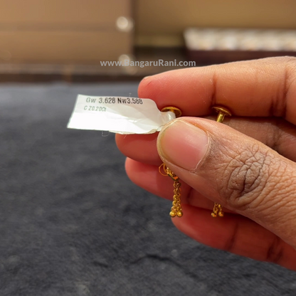 [make to order] 3.588gms EARRINGS 22K