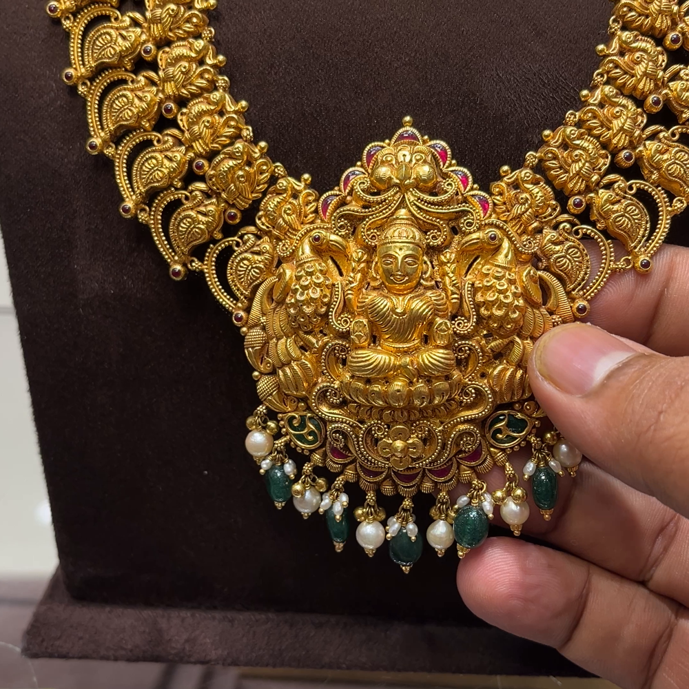 SwarnaKanchi 67.965gms HARAMS 22K Yellow Gold