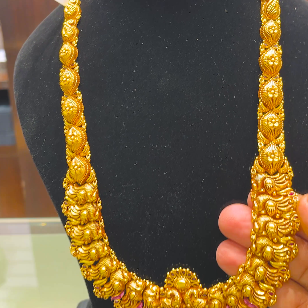 SOUTH INDIA 59.27gms HARAMS 22K Yellow Gold