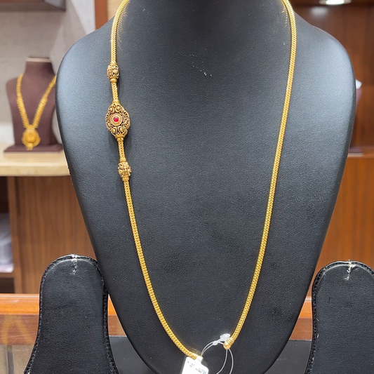 Chennai Shopping Mall 32.6gms CHAINS 22K Yellow Gold