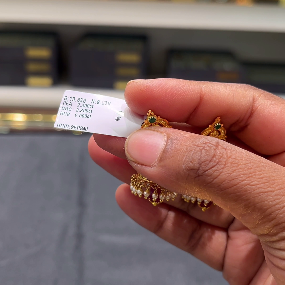 [make to order] 9.036gms EARRINGS 22K