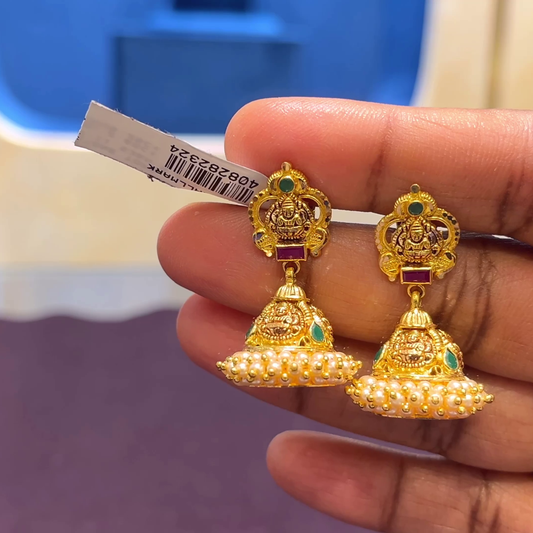 CMR 9.956gms EARRINGS 22K Yellow Gold