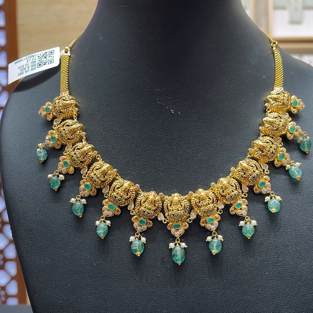 Chennai Shopping Mall 18.97gms NECKLACE 22K Antique