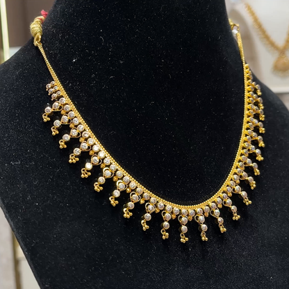 SOUTH INDIA 17.07gms NECKLACE 22K Yellow Gold