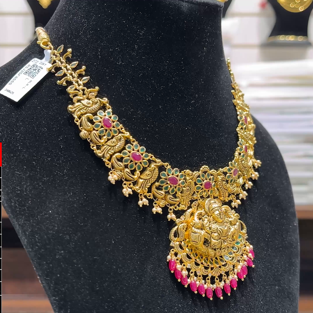 SOUTH INDIA 27.327gms NECKLACE 22K Yellow Gold