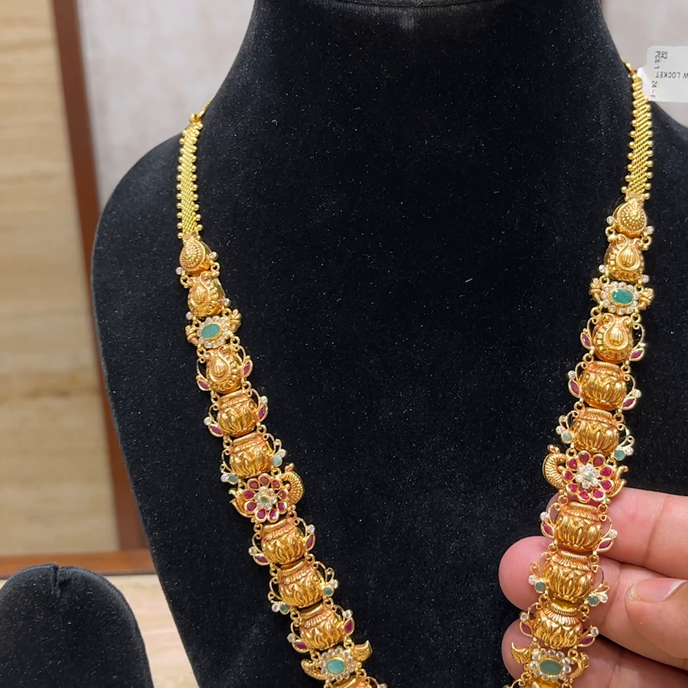 Chennai Shopping Mall 46.7gms HARAMS 22K Yellow Gold